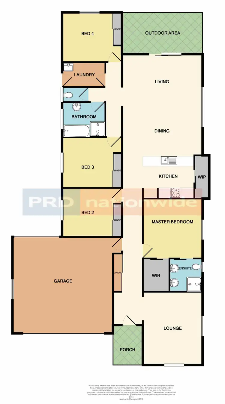 Floorplan of Homely house listing, 4 Brittany Avenue, Rutherford NSW 2320