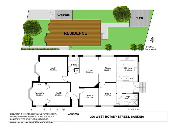 Floorplan of Homely house listing, 226 West Botany Street, Banksia NSW 2216