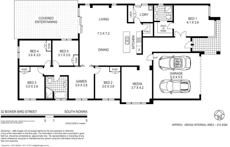 Floorplan of Homely house listing, 32 Bowerbird Street, South Nowra NSW 2541
