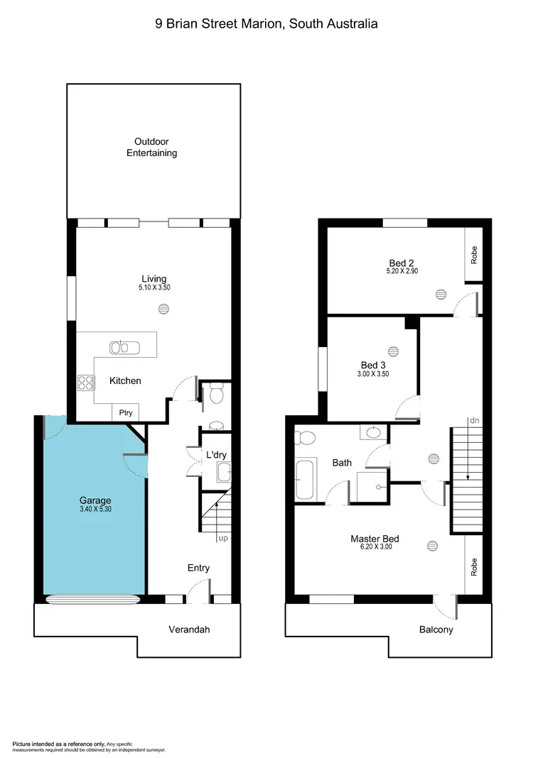 Floorplan of Homely house listing, 9 Brian Street, Marion SA 5043