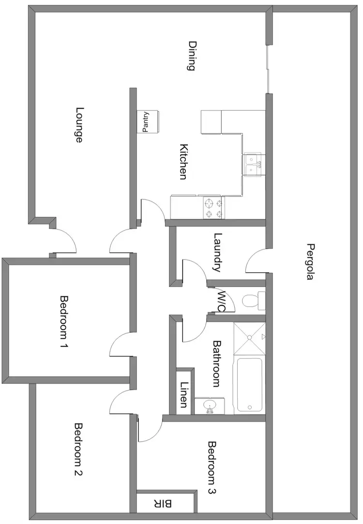 Floorplan of Homely house listing, 15 Green Street, Bordertown SA 5268