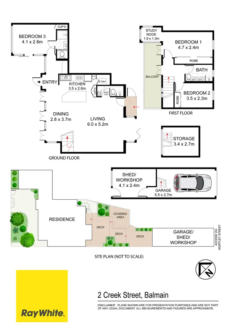 Floorplan of Homely house listing, 2 Creek Street, Balmain NSW 2041