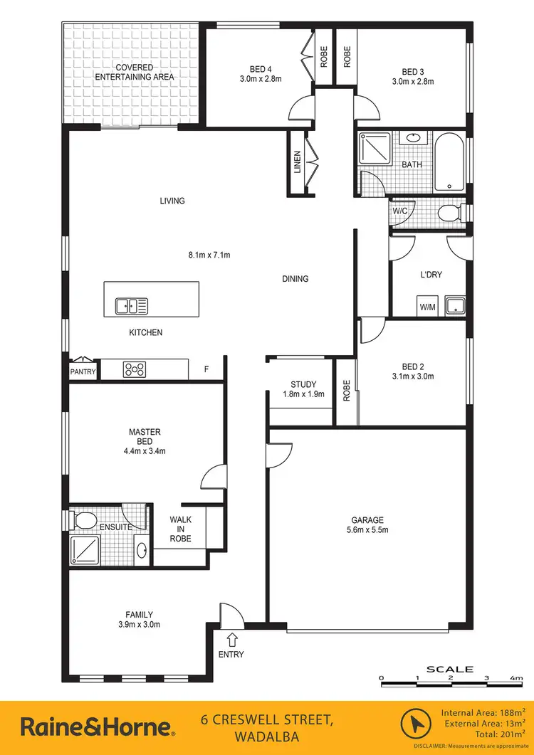 Floorplan of Homely house listing, 6 Creswell Street, Wadalba NSW 2259