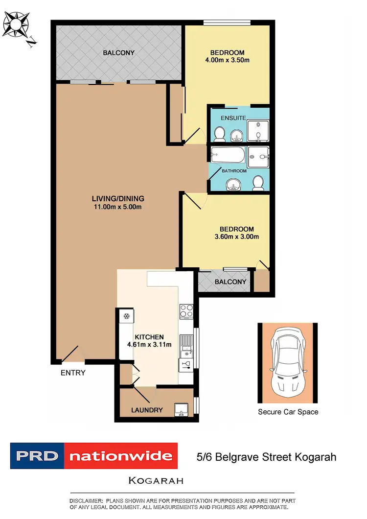 Floorplan of Homely apartment listing, 5/6 Belgrave Street, Kogarah NSW 2217