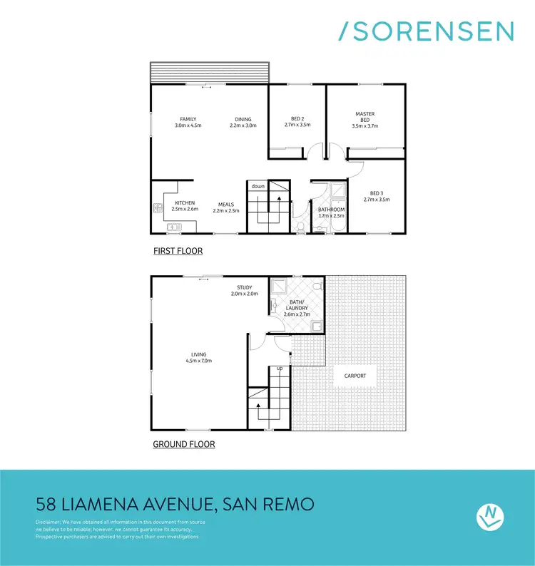 Floorplan of Homely house listing, 58 Liamena Avenue, San Remo NSW 2262