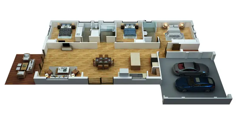 Floorplan of Homely house listing, 48A Miranda Way, Gosnells WA 6110