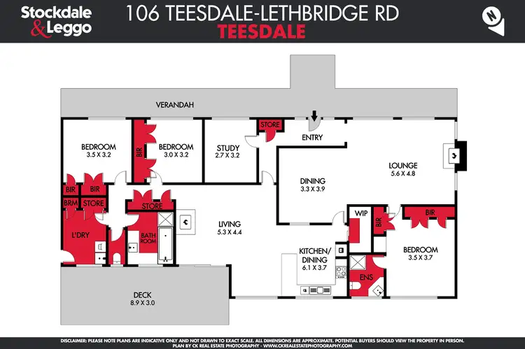 Floorplan of Homely house listing, 106 Teesdale-Lethbridge Road, Teesdale VIC 3328