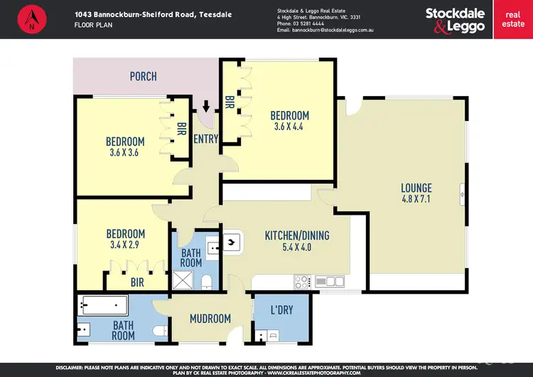 Floorplan of Homely house listing, 1043 Bannockburn-Shelford Rd, Teesdale VIC 3328