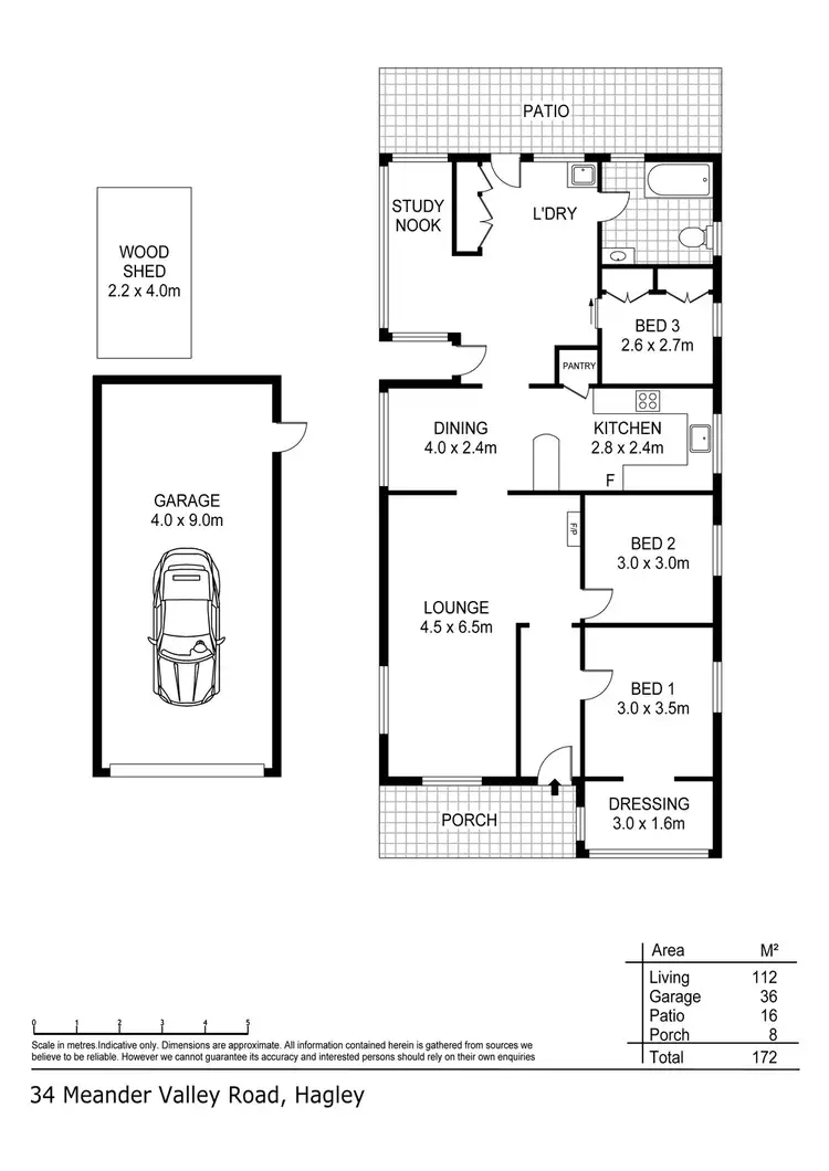 Floorplan of Homely house listing, 34 Meander Valley Road, Hagley TAS 7292