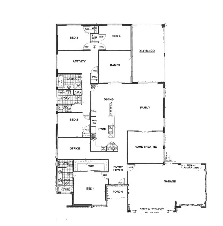Floorplan of Homely house listing, 8 Halliday Road,, Byford WA 6122