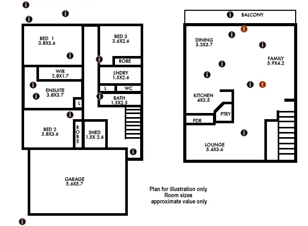 Floorplan of Homely house listing, 7/5-7 Neville Street, Bayswater WA 6053