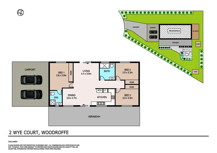 Floorplan of Homely house listing, 2 Wye Court, Woodroffe NT 830