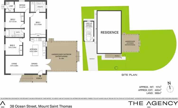 Floorplan of Homely house listing, 38 Ocean Street, Mount Saint Thomas NSW 2500