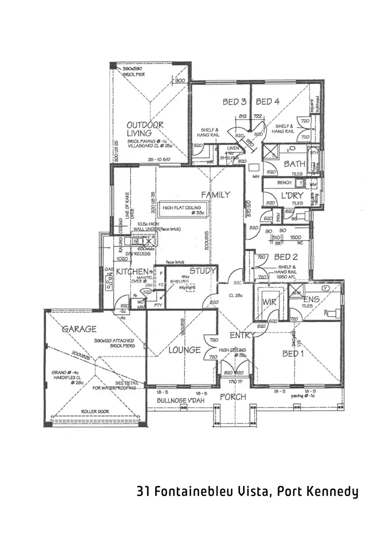 Floorplan of Homely house listing, 31 Fontainebleu Vista, Port Kennedy WA 6172