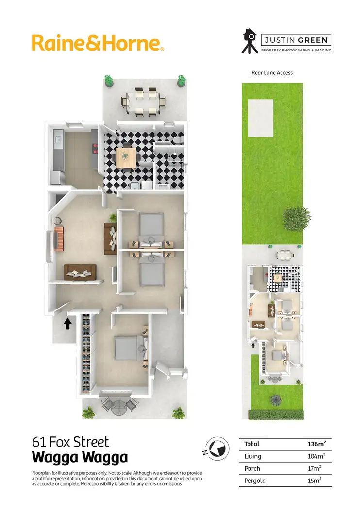Floorplan of Homely house listing, 61 Fox Street, Wagga Wagga NSW 2650