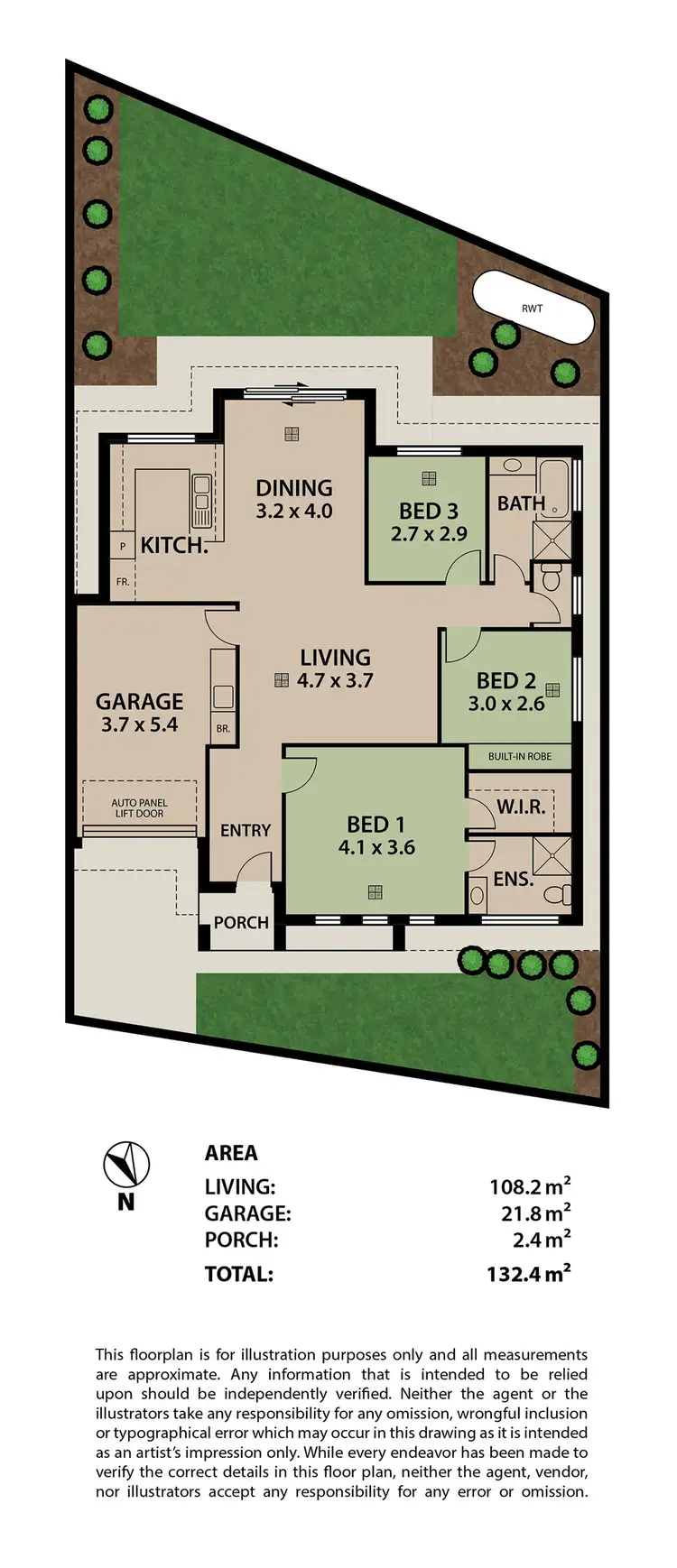 Floorplan of Homely house listing, 35 Broster Crescent, Davoren Park SA 5113