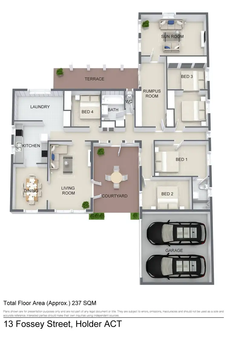 Floorplan of Homely house listing, 13 Fossey Street, Holder ACT 2611