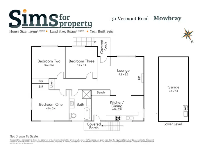 Floorplan of Homely house listing, 151 Vermont Road, Mowbray TAS 7248