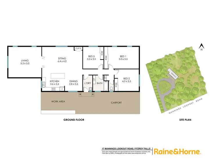 Floorplan of Homely house listing, 17 Mannings Lookout Rd, Fitzroy Falls NSW 2577