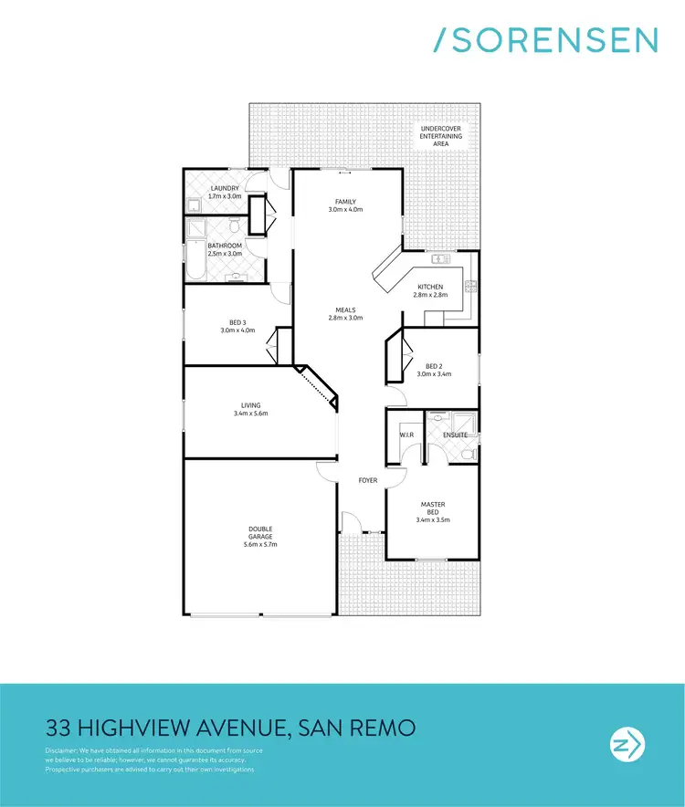 Floorplan of Homely house listing, 33 Highview Avenue, San Remo NSW 2262