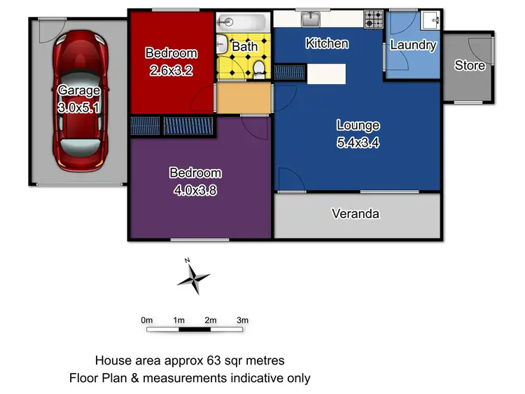 Floorplan of Homely unit listing, 8/190 McLachlan Street, Orange NSW 2800