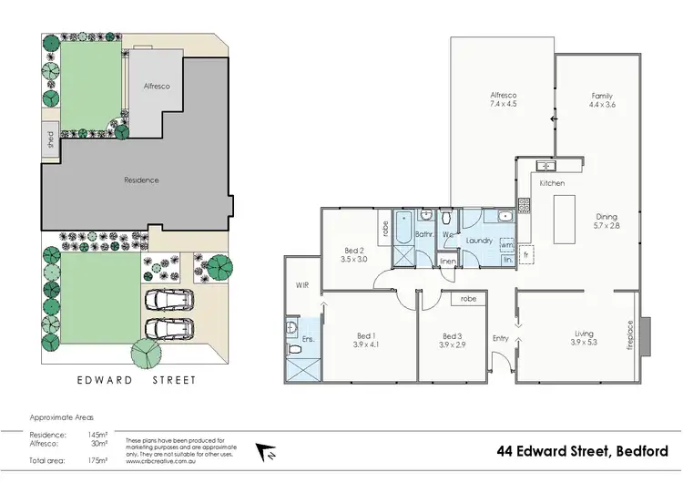 Floorplan of Homely house listing, 44 Edward Street, Bedford WA 6052