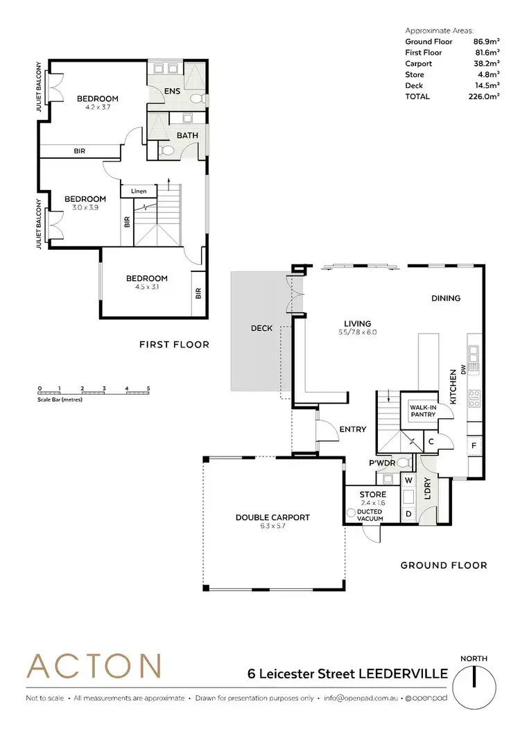 Floorplan of Homely house listing, 6 Leicester Street, Leederville WA 6007