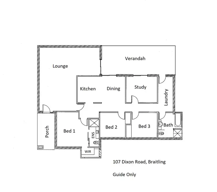 Floorplan of Homely house listing, 107 Dixon Road, Braitling NT 870