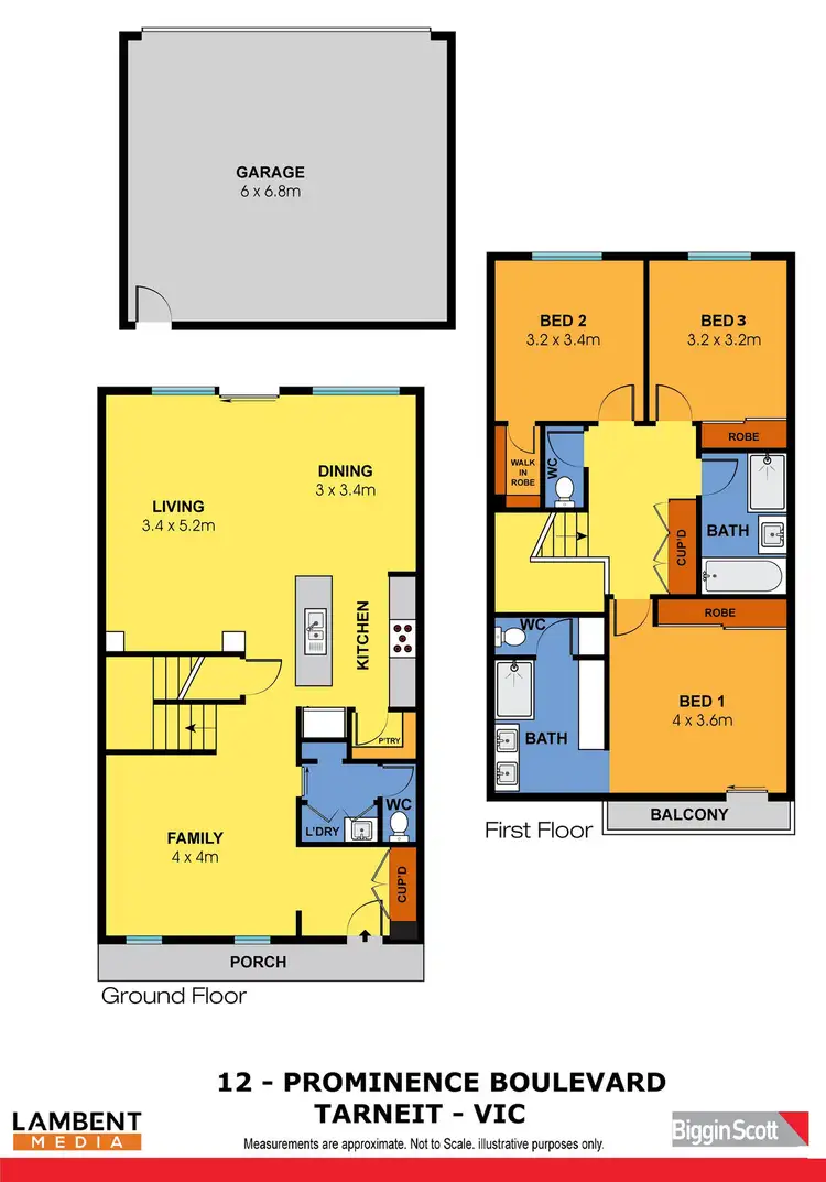 Floorplan of Homely house listing, 12 Prominence Boulevard, Tarneit VIC 3029