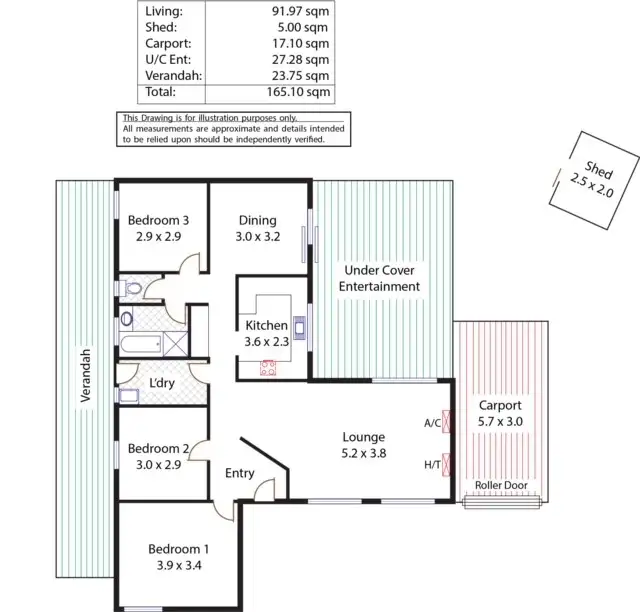 Floorplan of Homely house listing, 2 Vivian Court, Salisbury North SA 5108