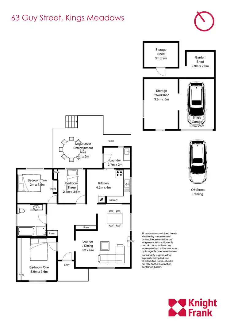 Floorplan of Homely house listing, 63 Guy Street, Kings Meadows TAS 7249