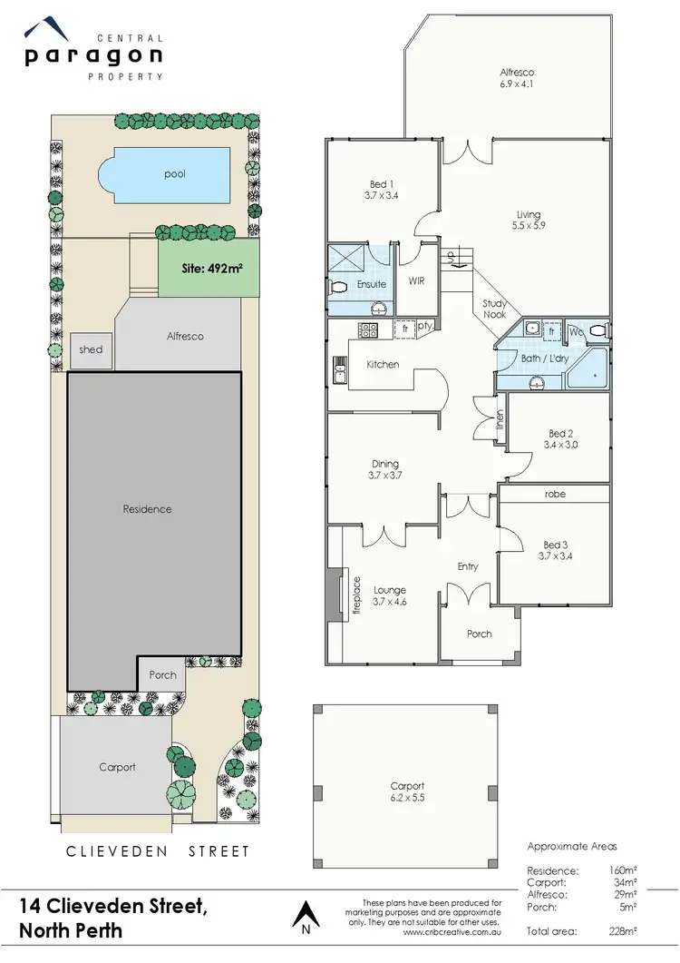 Floorplan of Homely house listing, 14 Clieveden Street, North Perth WA 6006