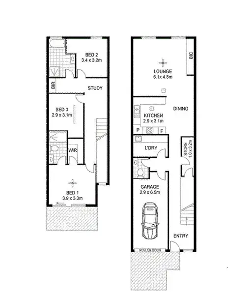 Floorplan of Homely house listing, 9B Lucia Place, Mawson Lakes SA 5095