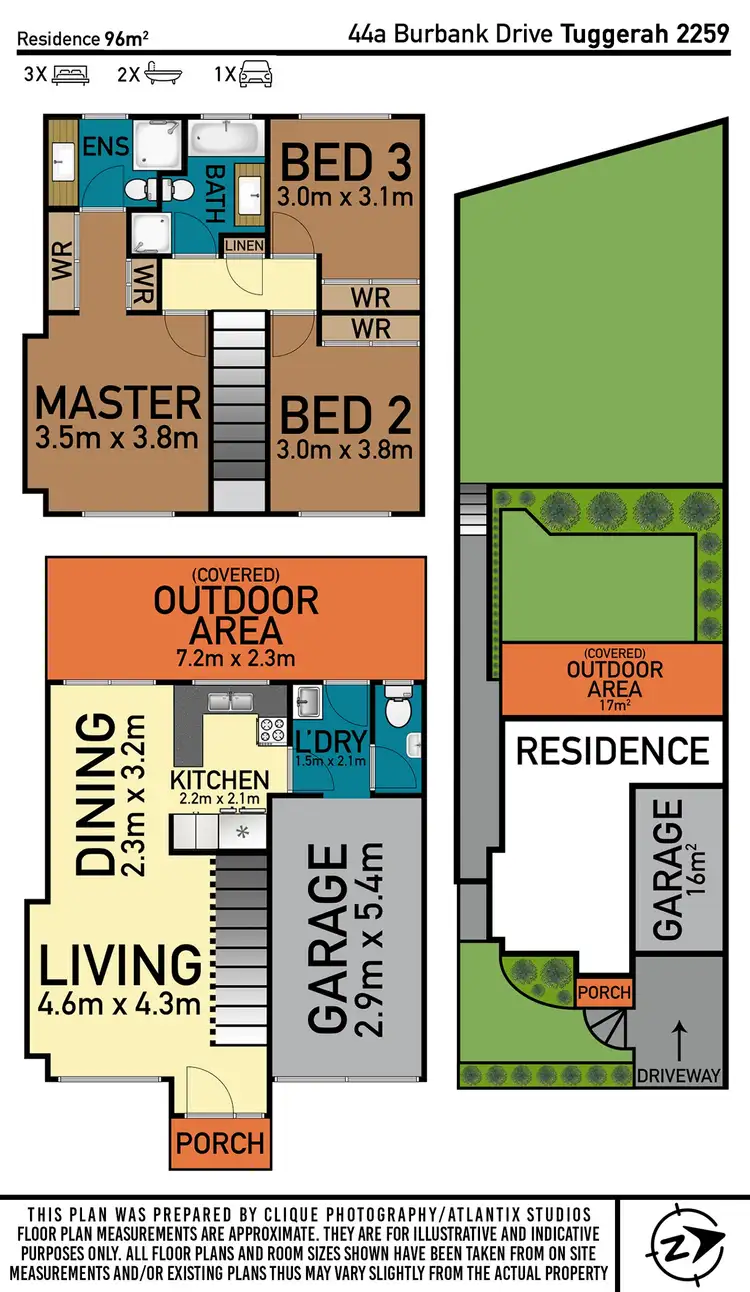 Floorplan of Homely house listing, 1/44 Burbank Drive, Tuggerah NSW 2259