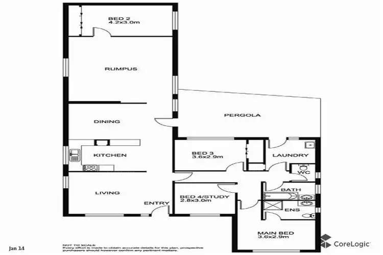Floorplan of Homely house listing, 17 BUNERONG COURT, Narre Warren South VIC 3805