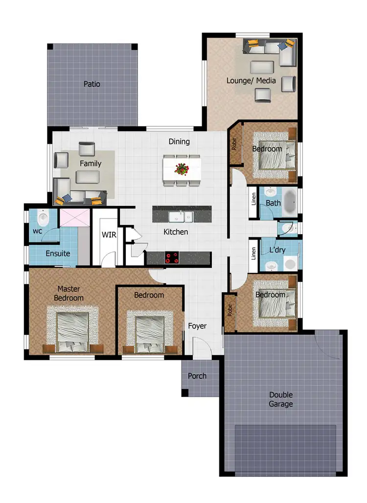 Floorplan of Homely house listing, 85 Woodwark Drive, Bushland Beach QLD 4818