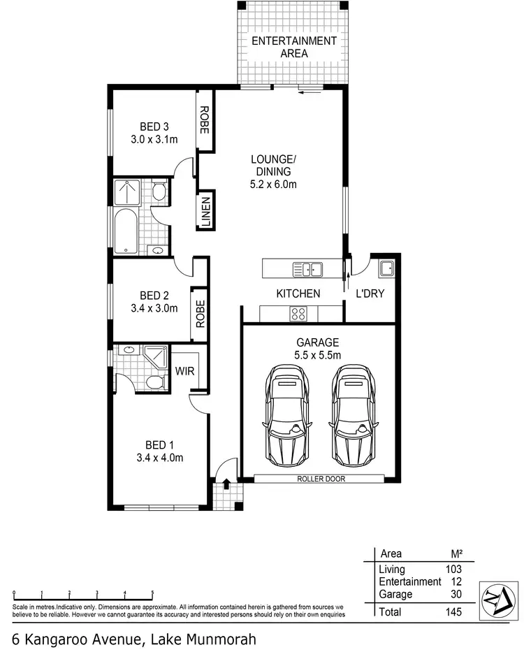 Floorplan of Homely house listing, 6a Kangaroo Avenue, Lake Munmorah NSW 2259