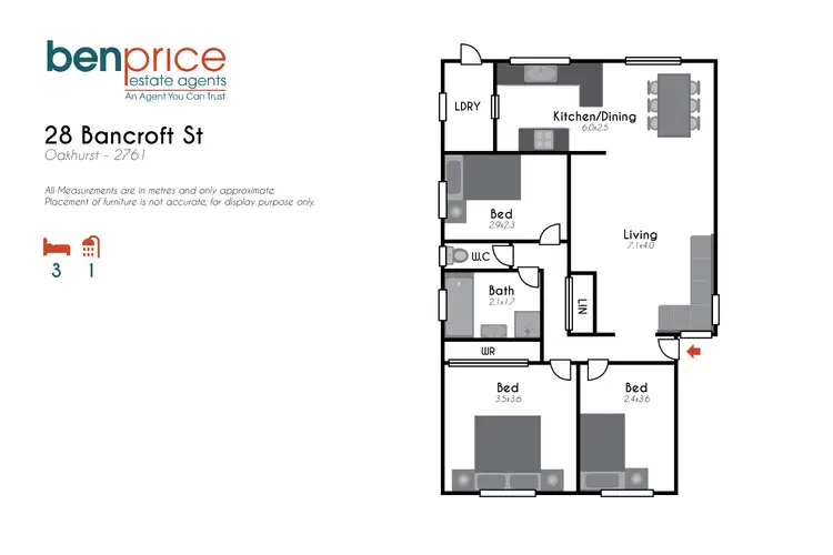 Floorplan of Homely house listing, 28 Bancroft Street, Oakhurst NSW 2761