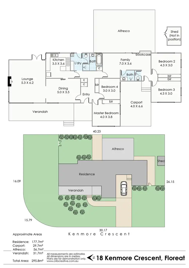 Floorplan of Homely house listing, 18 Kenmore Crescent, Floreat WA 6014