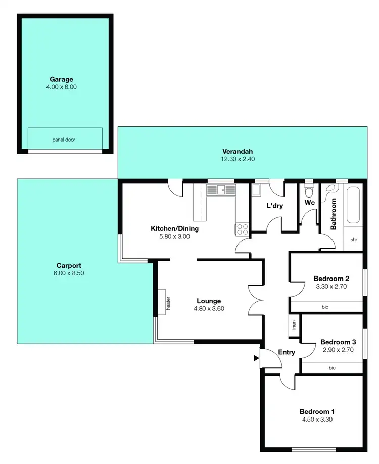 Floorplan of Homely house listing, 68 Fife Street, Klemzig SA 5087