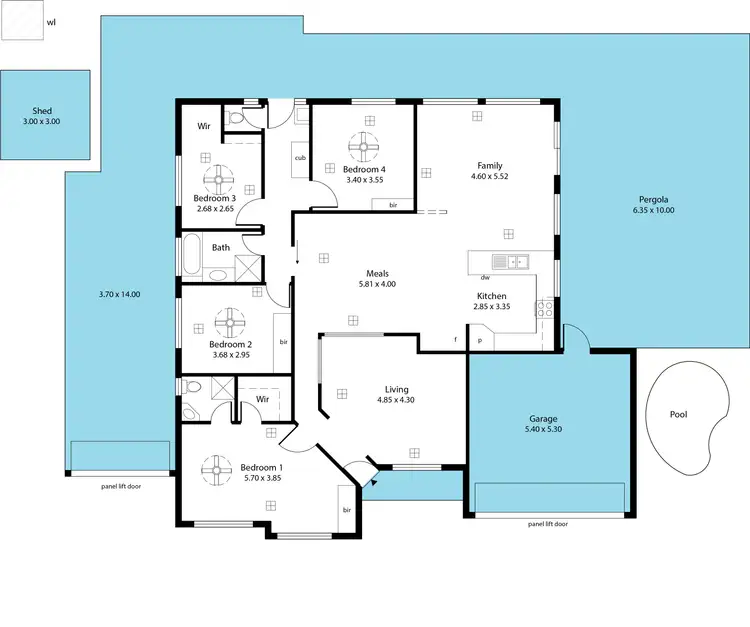 Floorplan of Homely house listing, 58 Montague Drive, Sheidow Park SA 5158