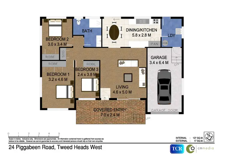 Floorplan of Homely house listing, 24 Piggabeen Road, Tweed Heads West NSW 2485
