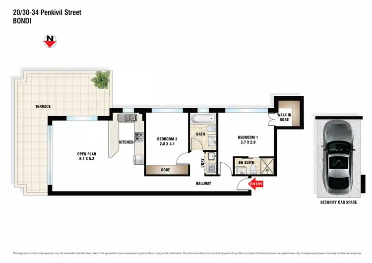Floorplan of Homely apartment listing, 20/30-34 Penkivil Street, Bondi NSW 2026