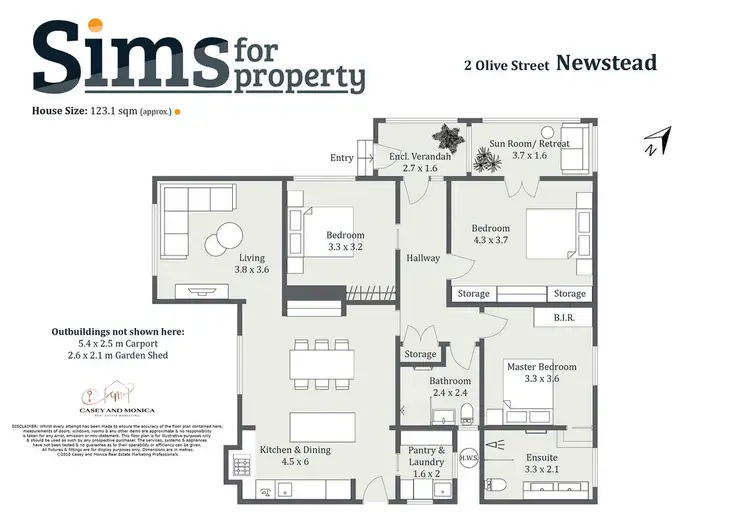 Floorplan of Homely house listing, 2 Olive Street, Newstead TAS 7250