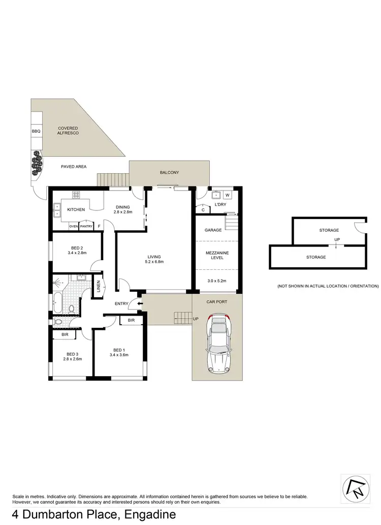 Floorplan of Homely house listing, 4 Dumbarton Pl, Engadine NSW 2233
