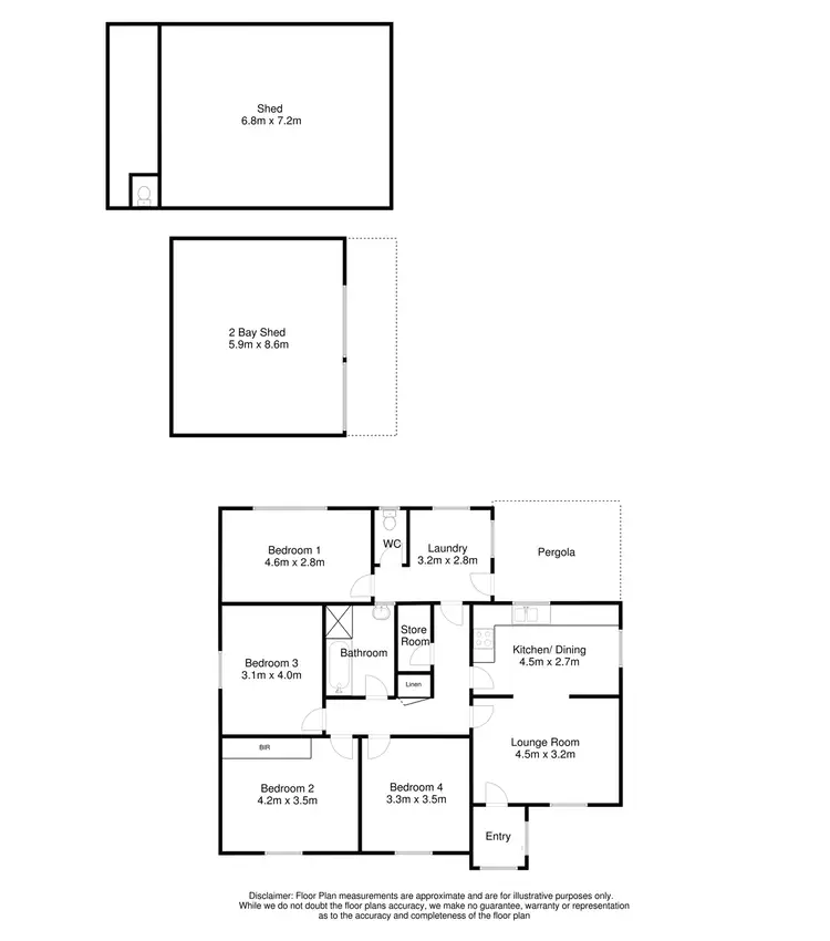 Floorplan of Homely house listing, 67 Cardinia Street, Mount Gambier SA 5290