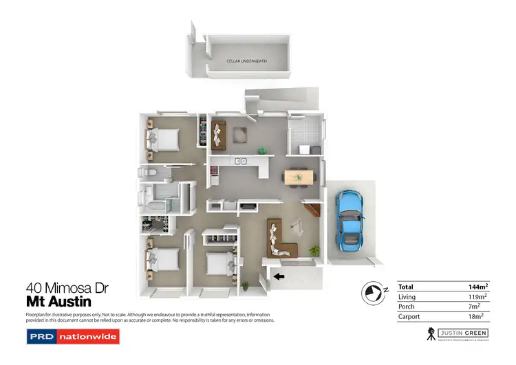 Floorplan of Homely house listing, 40 Mimosa Drive, Mount Austin NSW 2650