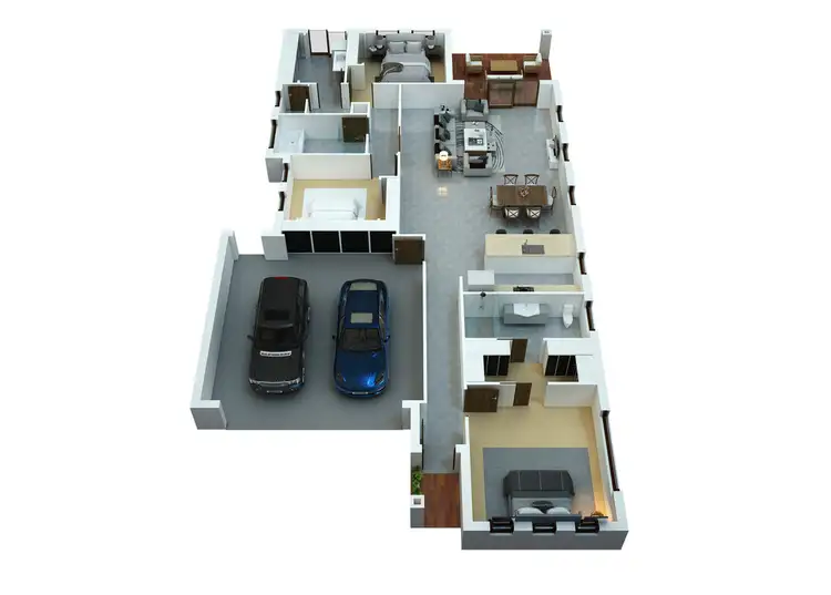 Floorplan of Homely house listing, 6 Blackburn Close, Wodonga VIC 3690