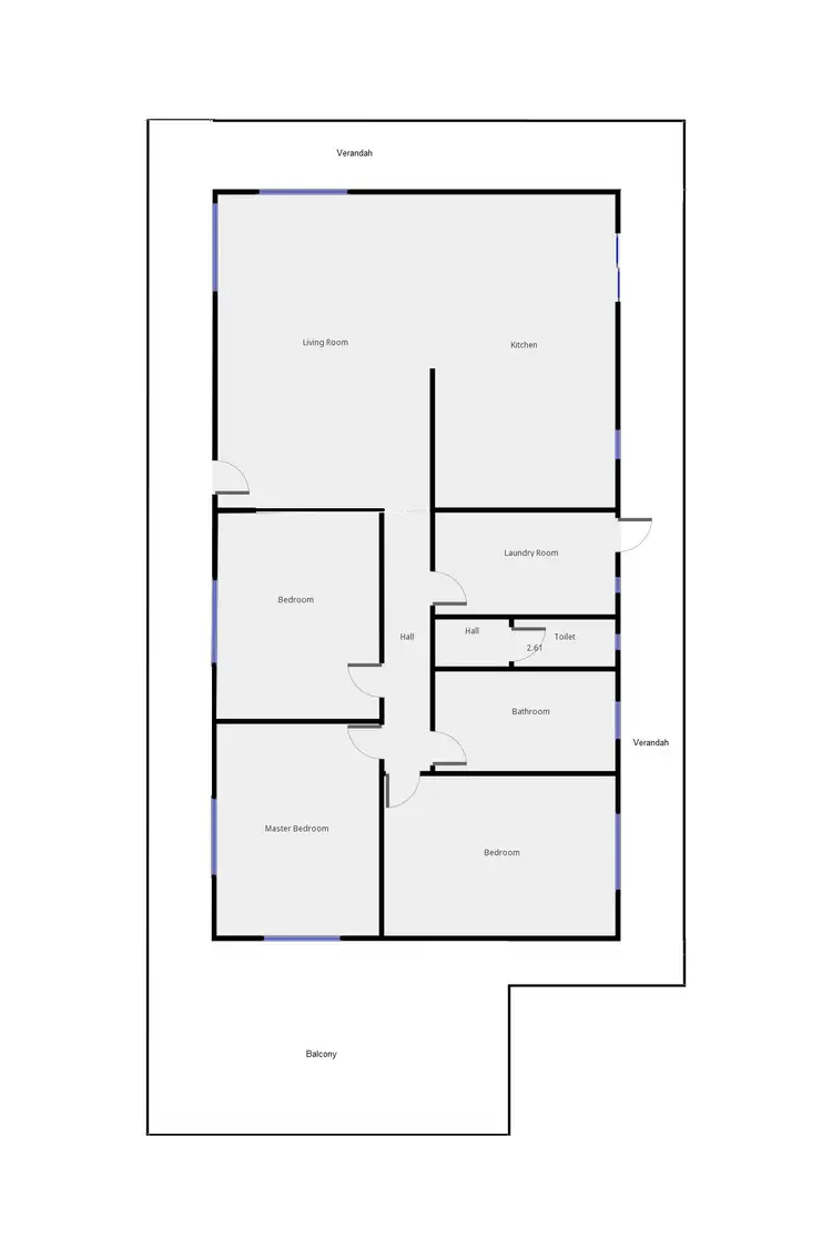 Floorplan of Homely house listing, 6 Sherwood Road, Temora NSW 2666