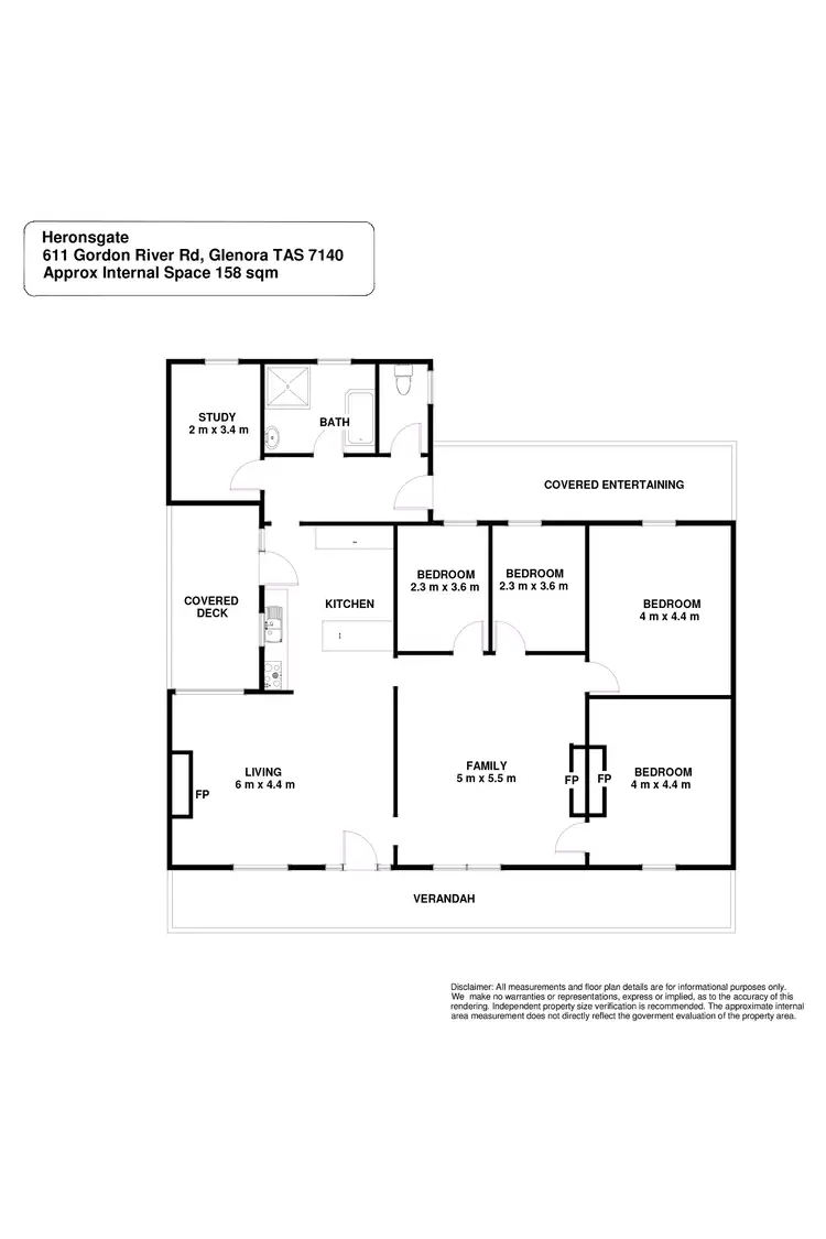 Floorplan of Homely house listing, 611 Gordon River Road, Glenora TAS 7140
